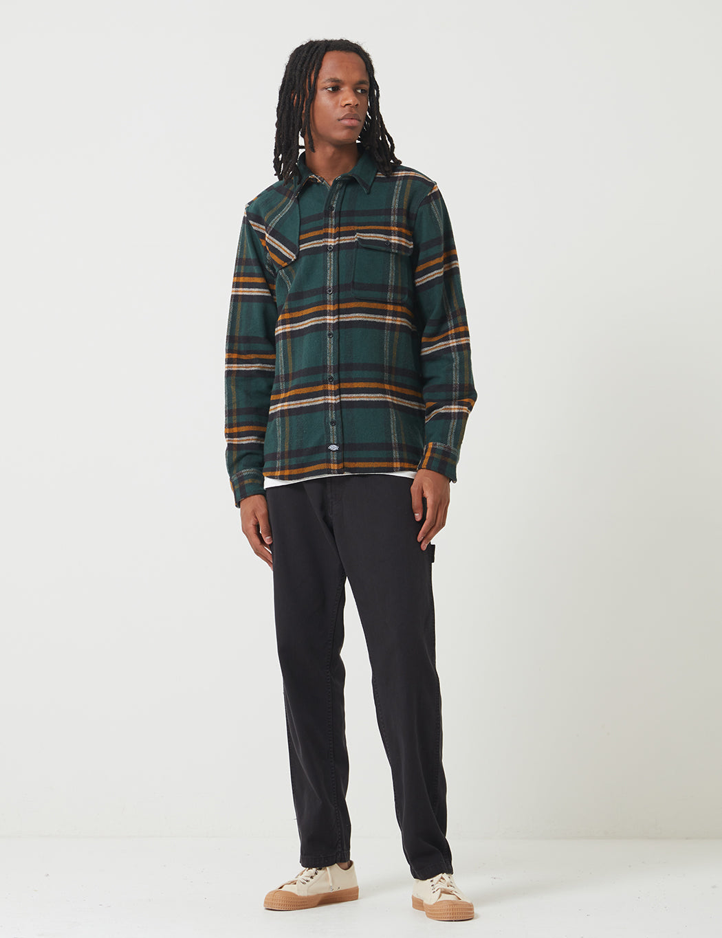 Prestonburg Check Shirt - Forest Green