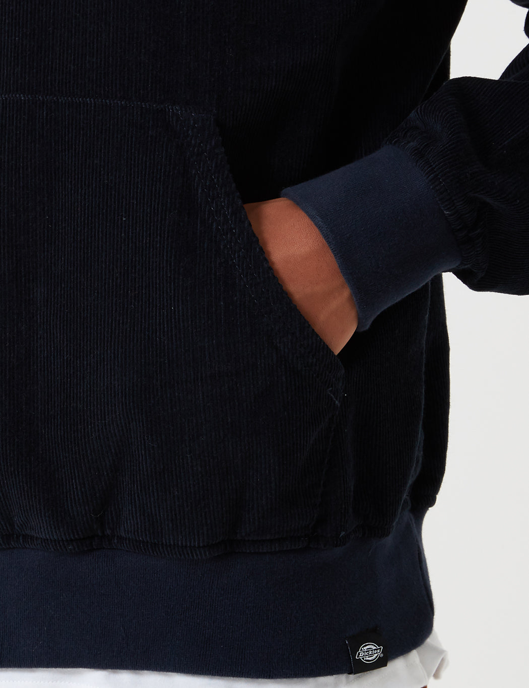 Amonate Hooded Sweatshirt (Cord) - Dark Navy Blue