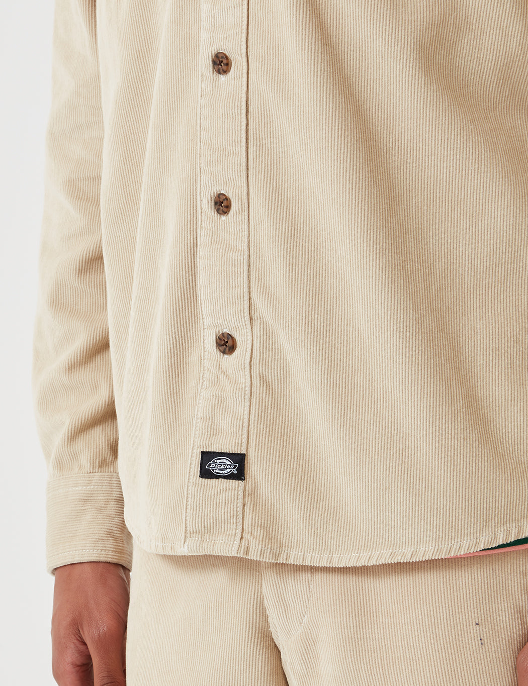 Bayville Cord Shirt - Oyster Grey
