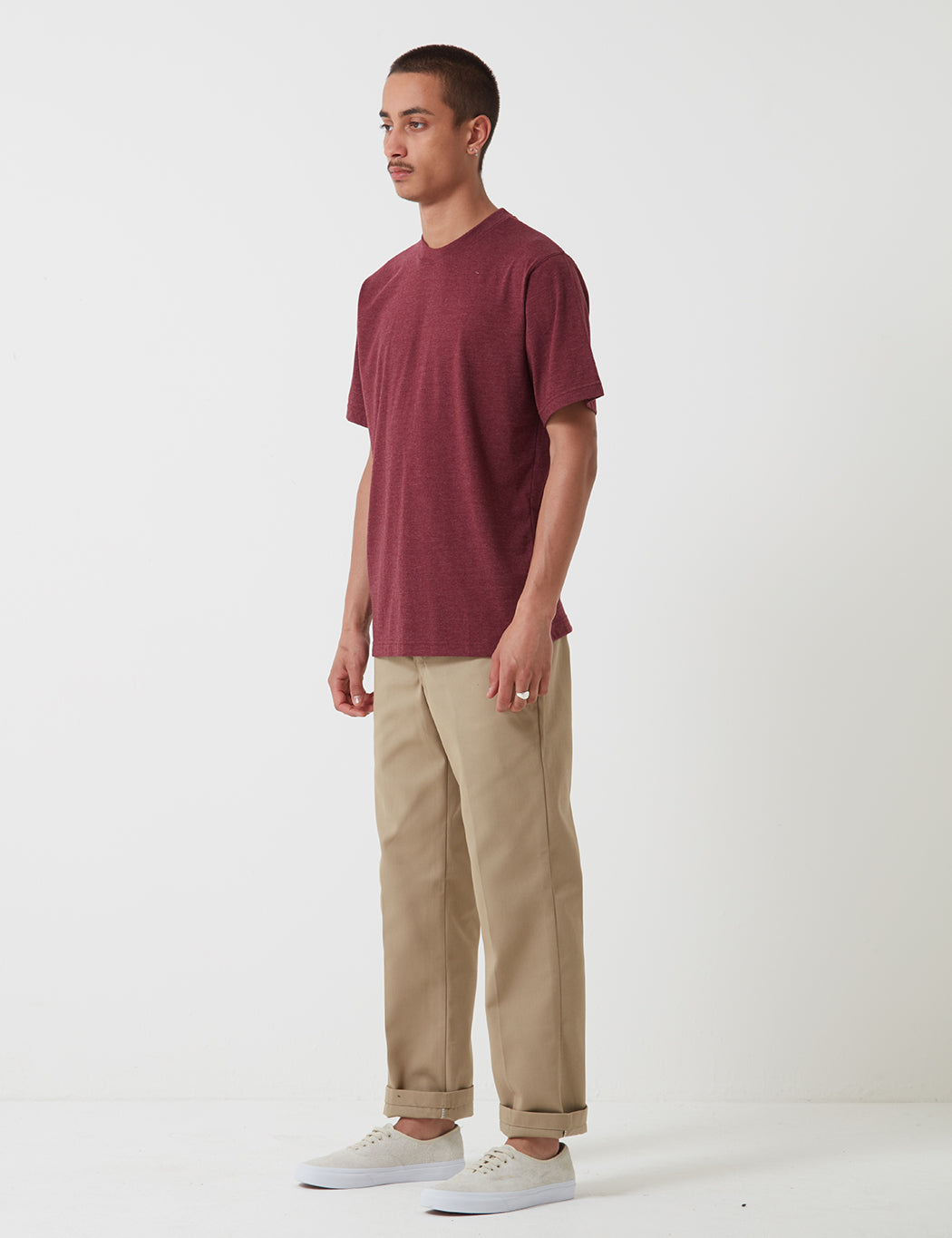 Hastings T-shirt - Heather Burgundy