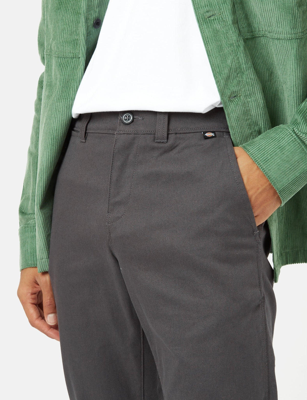 Sherburn Trousers (Slim Straight) - Charcoal Grey