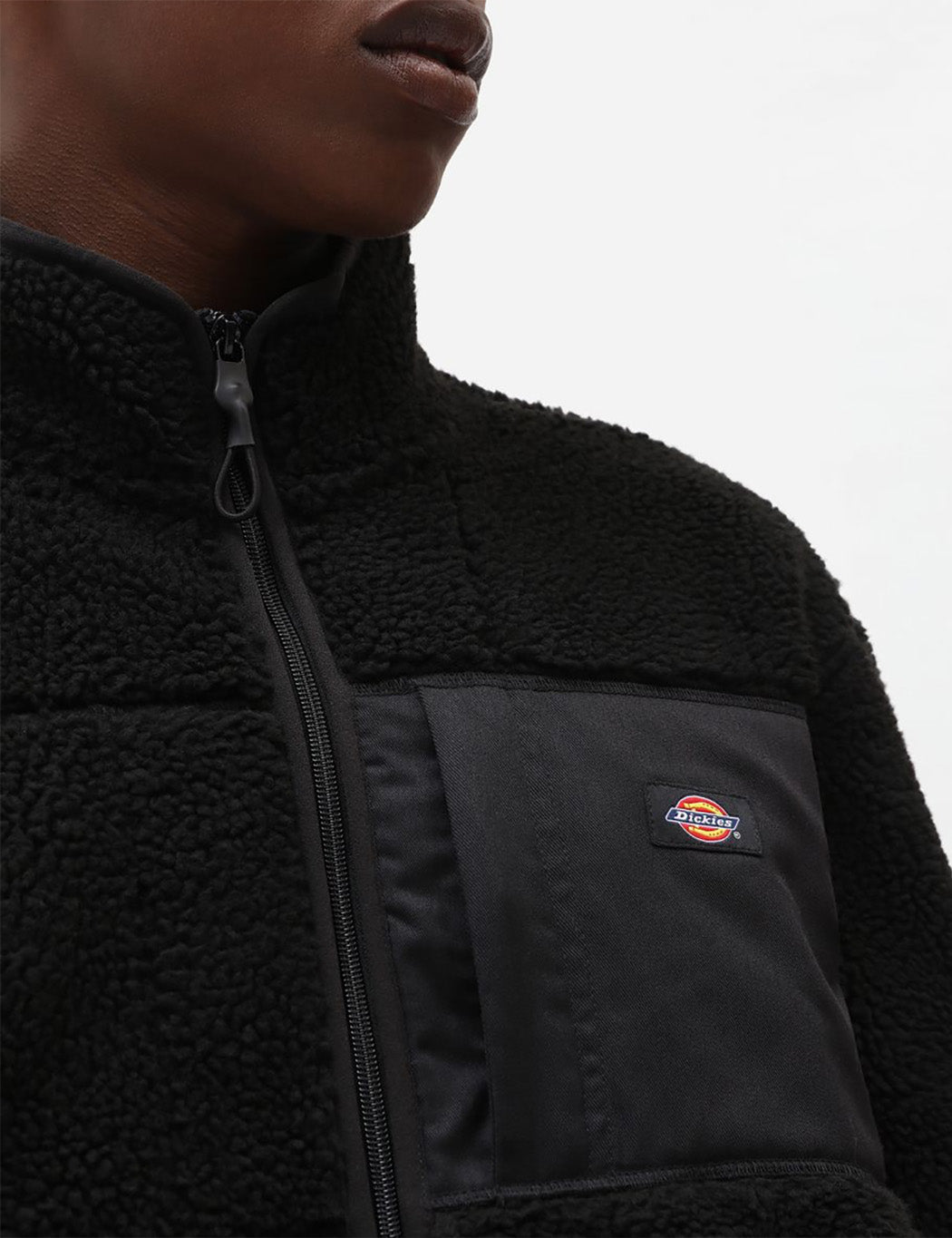 Red Chute Sherpa Fleece - Black