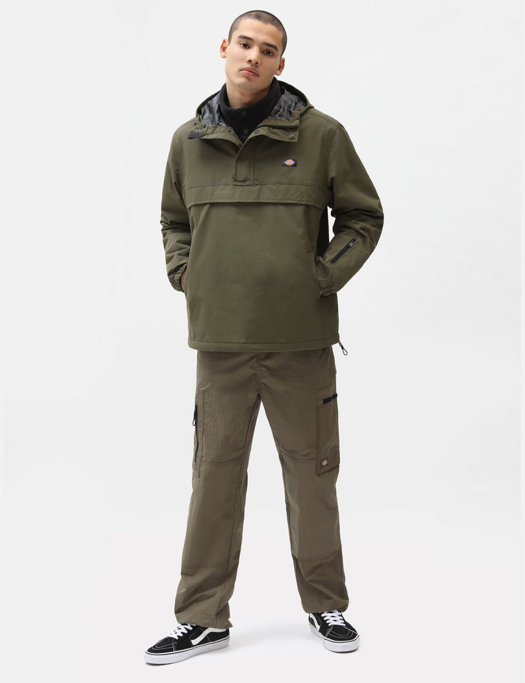 Glacier View Anorak Jacket - Military Green