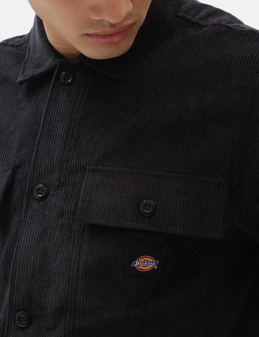Higginson Corduroy Shirt - Black