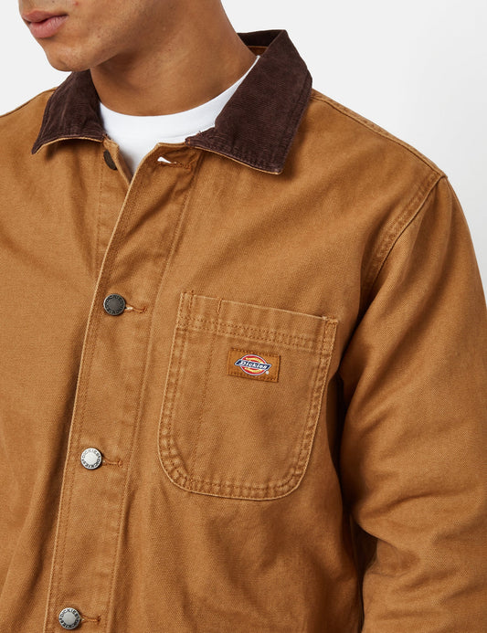 Duck Canvas Unlined Chore Coat - SW Brown Duck