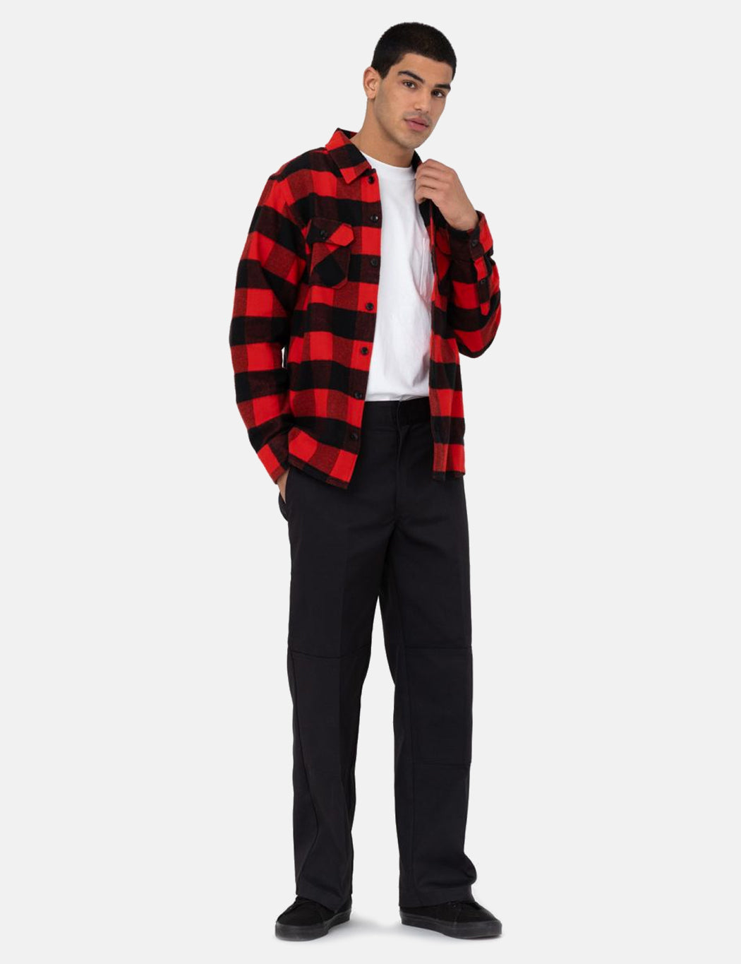 Double Knee Pant (Relaxed) - Black