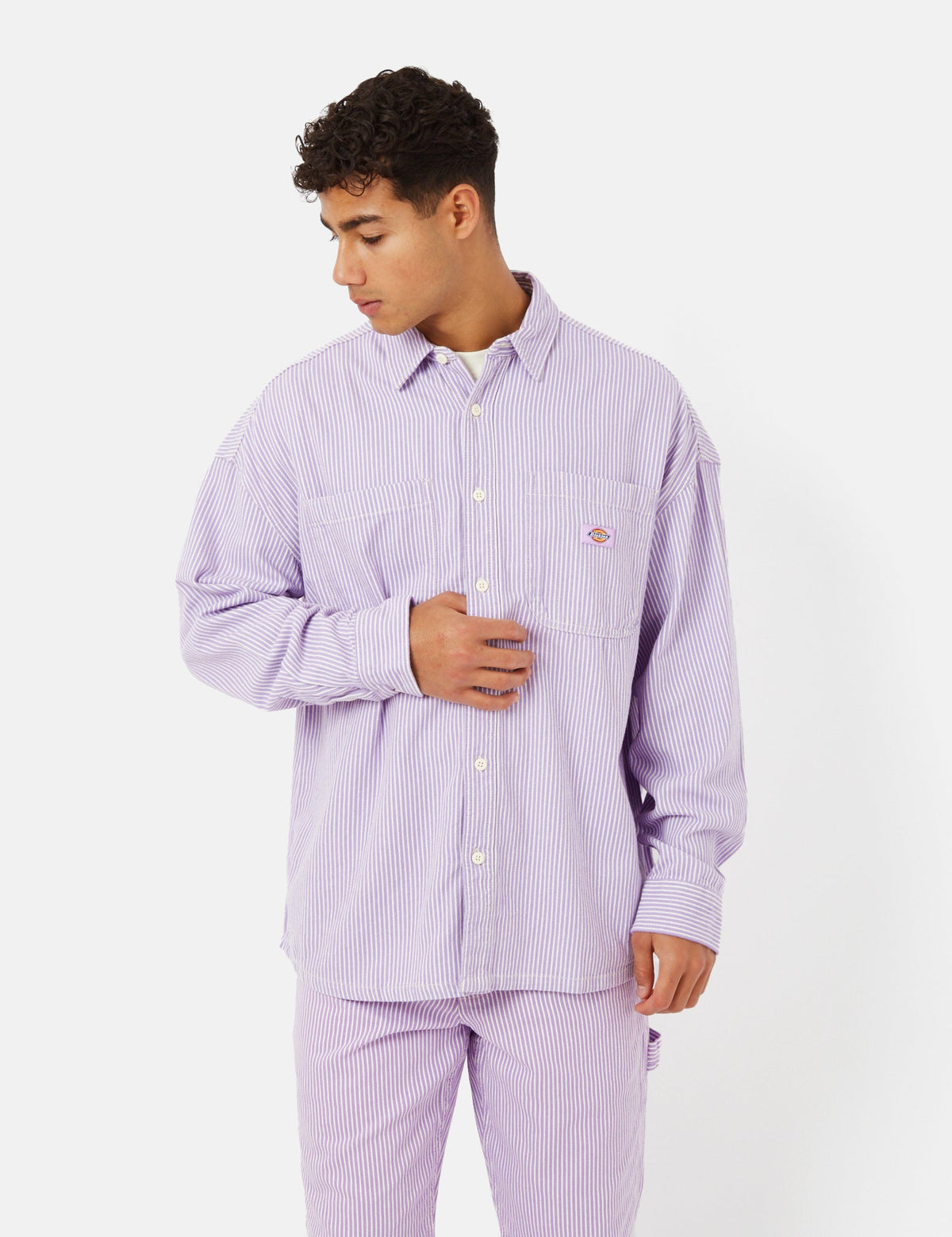 Hickory Over Shirt - Purple Rose