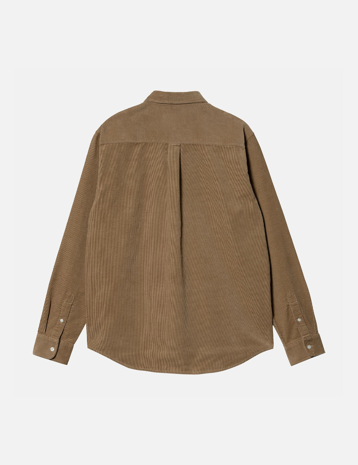 Madison Shirt (Fine Cord) - Buffalo Brown/Black