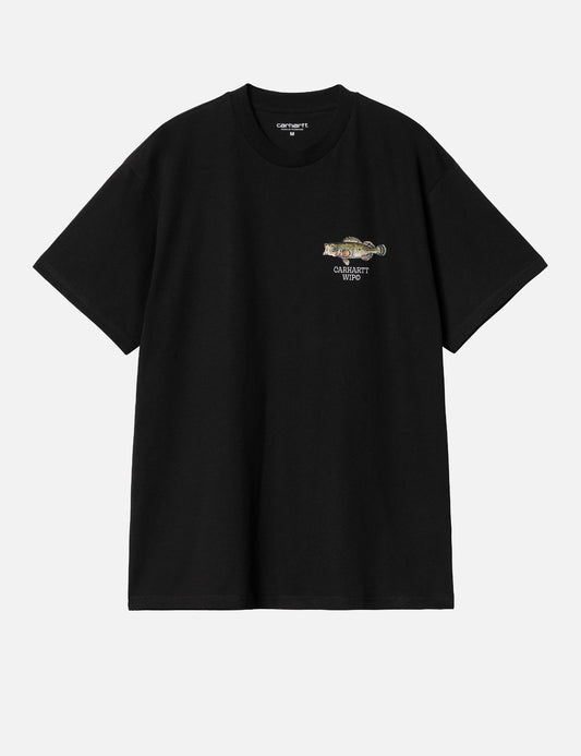 Fish T-Shirt (Loose) - Black