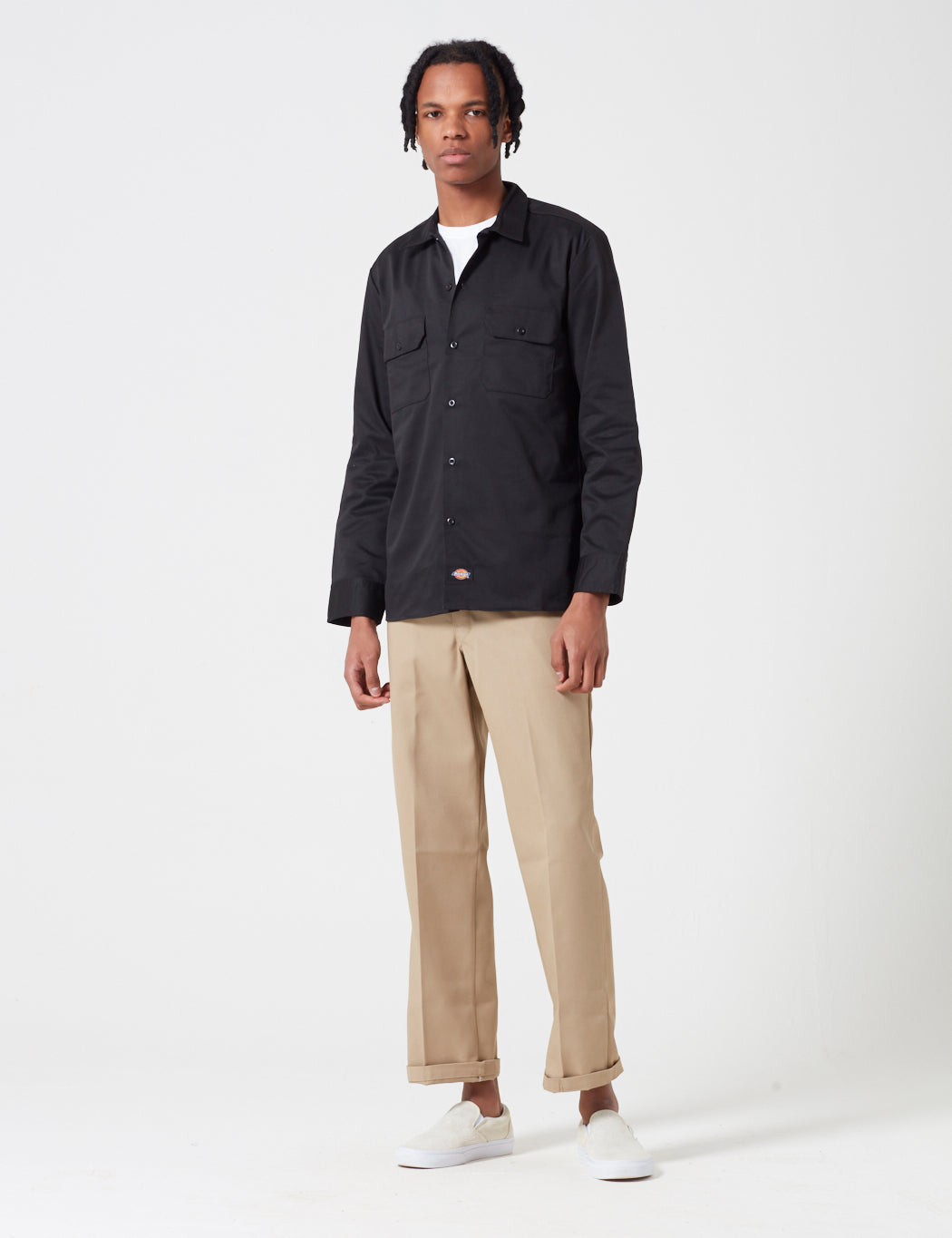 Work Shirt (Slim Fit) - Black