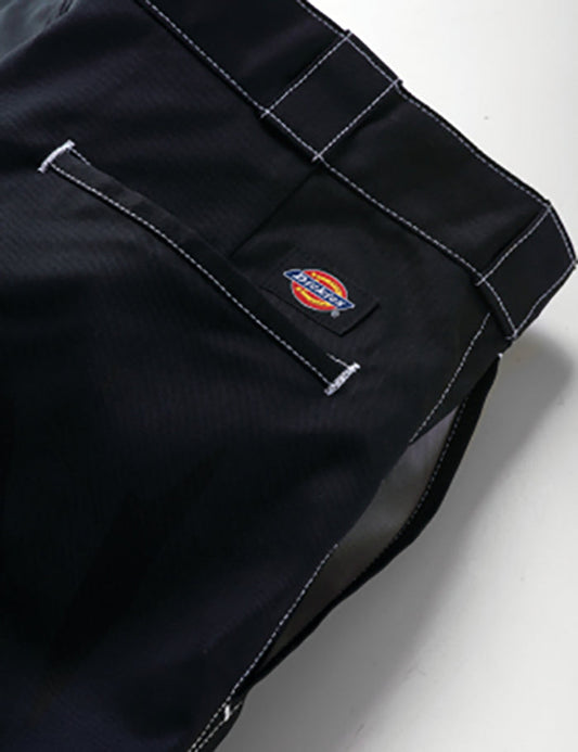 874 Contrast Stitch Work Pant (Relaxed) - Black