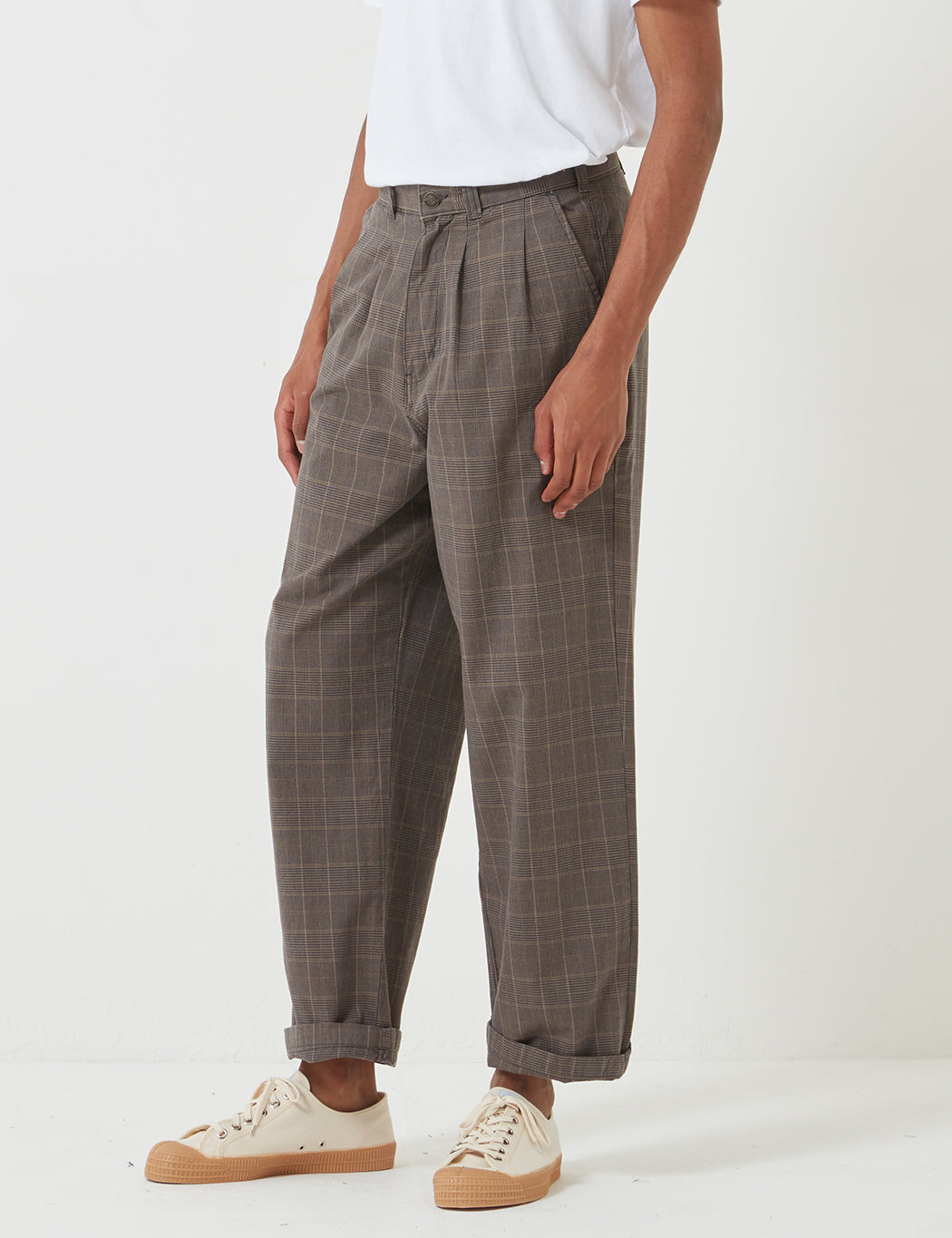 Artemus Pant (Pleated) - Dark Brown