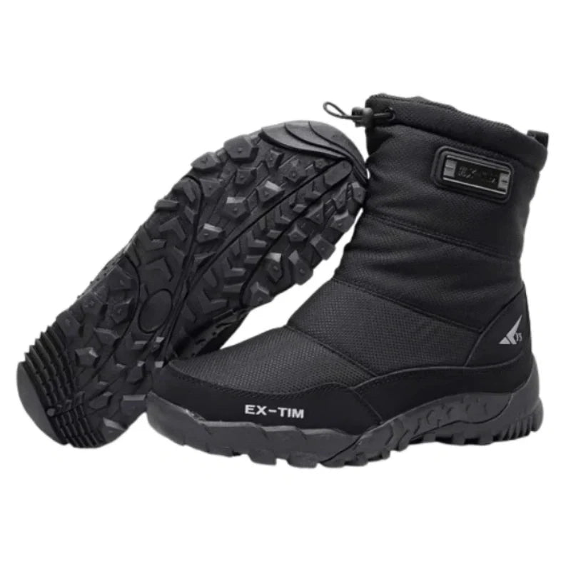 (Limited Time 70% Discount off)Men's Orthopedic Ankle Support Arch Support Snow Boots Waterproof Anti-Slip Warm&Light Hiking Boots
