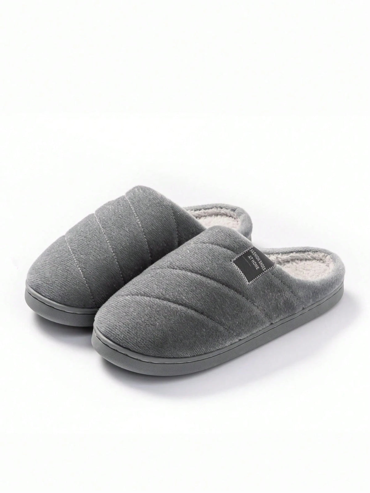 Warm And Comfortable Plush Slippers, Non-Slip Indoor Shoes