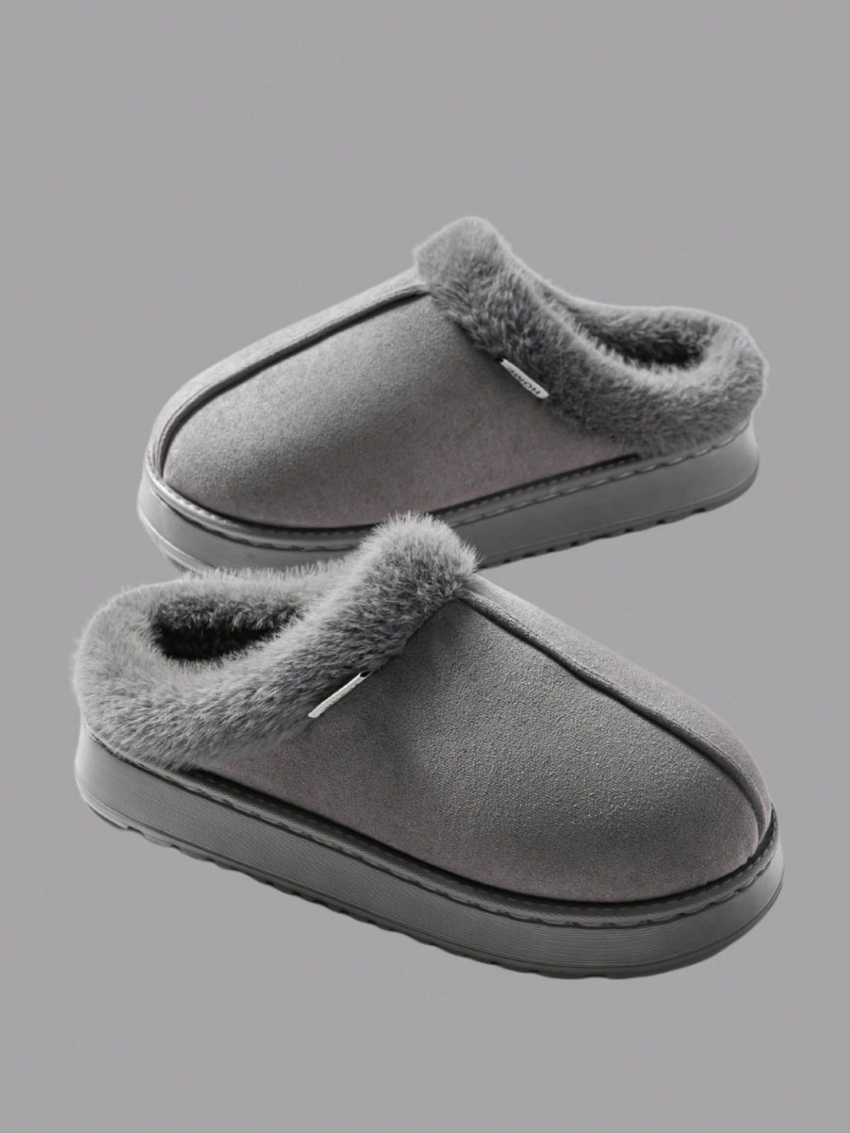 Women's Autumn inter Plush Lined Thick Sole Slippers Comfortable Non-Slip Warm Indoo utdoor Soft Luxury Fuzzy Slides