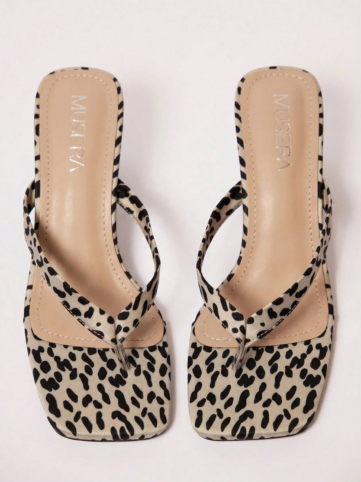 MUSERA Heeled Kitten Sandal Cute Fun Girly