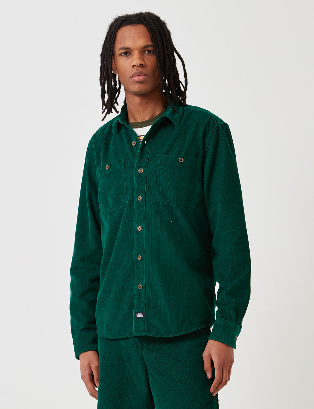 Bayville Cord Shirt - Scout Green