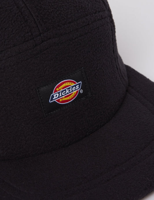 Sleetmute 5-Panel Cap (Fleece) - Black