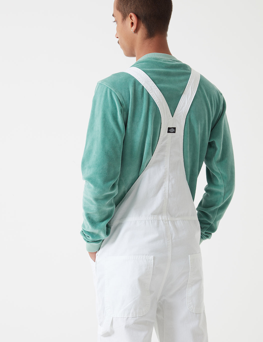 Purdon Bib Overalls - White