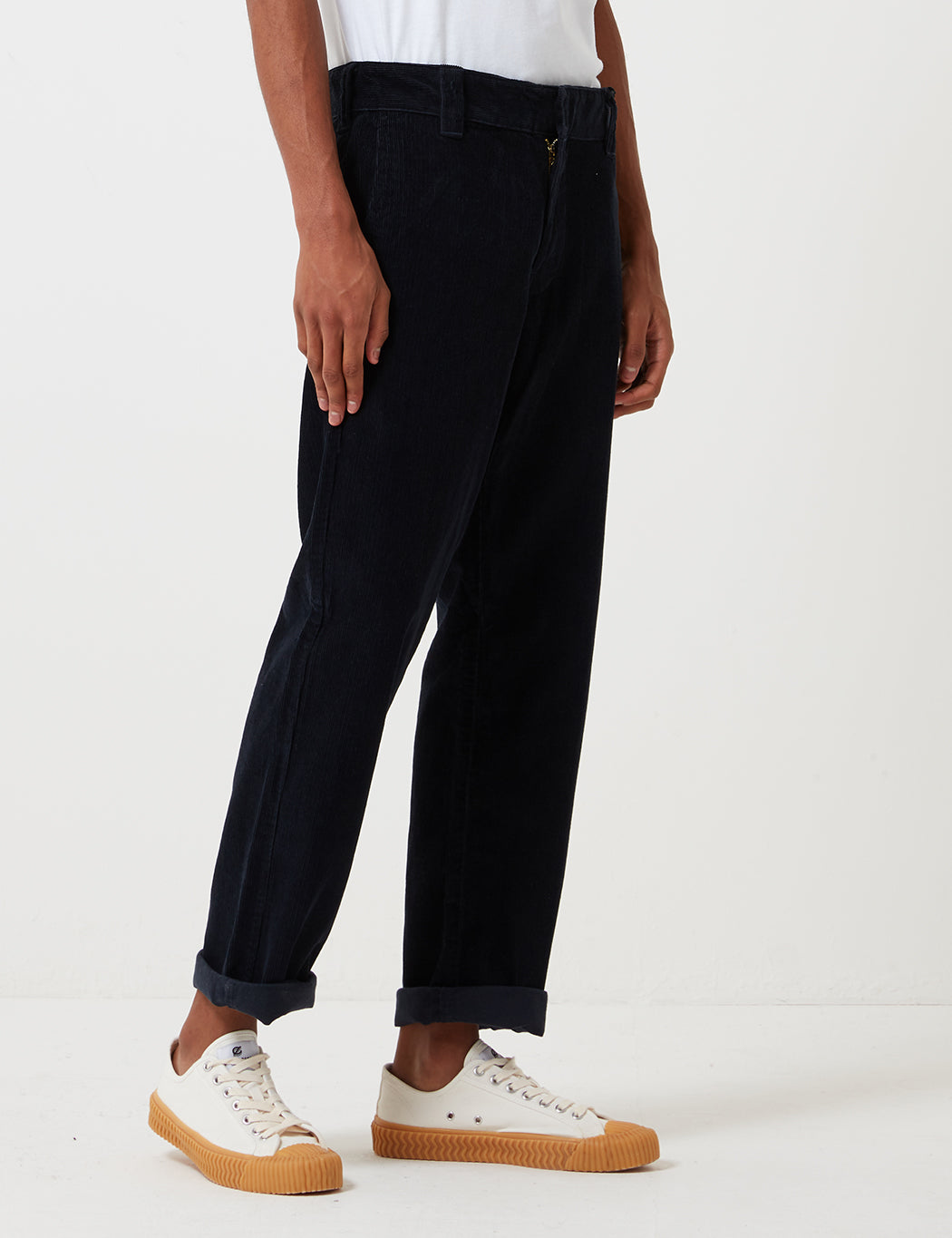 873 Cord Work Pant (Slim Straight) - Dark Navy Blue
