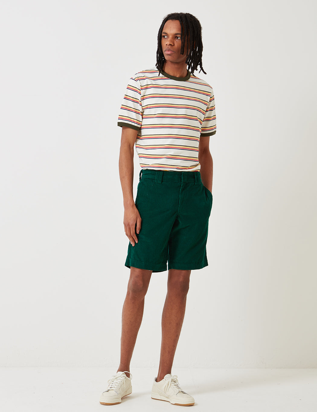 Fabius Cord Shorts - Scout Green