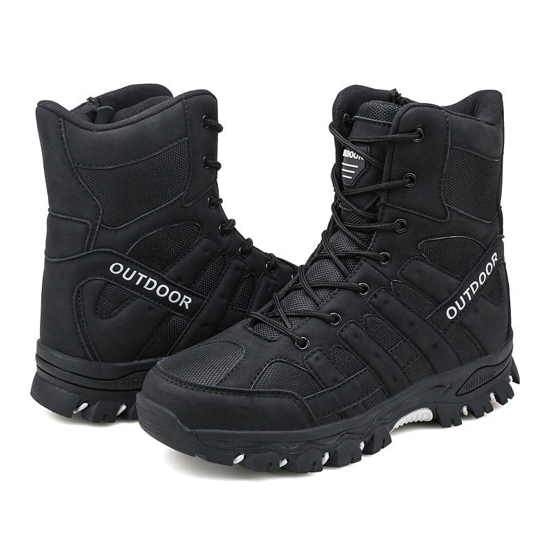(imited Time Discount 49% off) Men's Lightweight  Breathable Durable Anti-slip Hiking Boots Combat Army Boots Work Boots