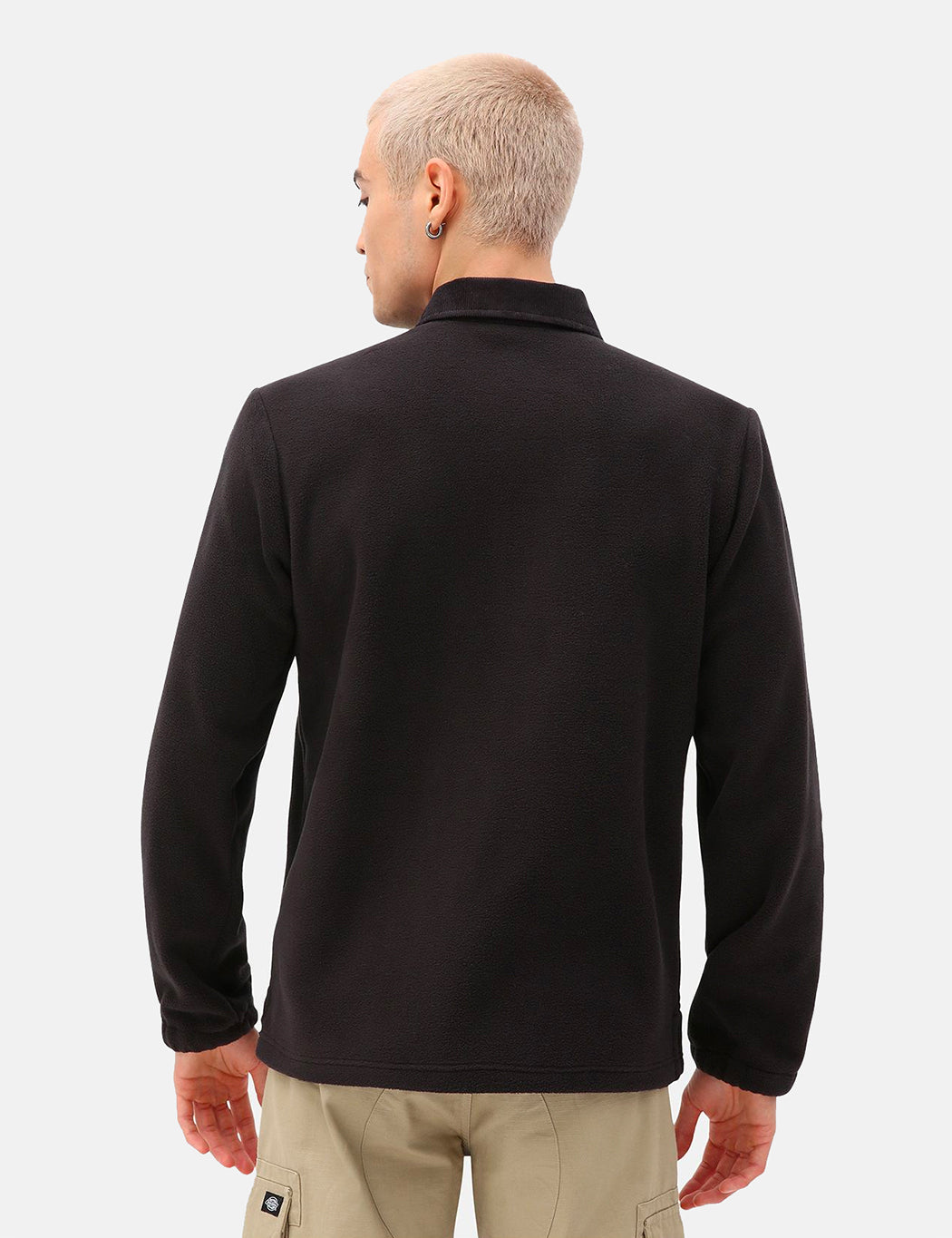 Morganza Fleece Polo - Black