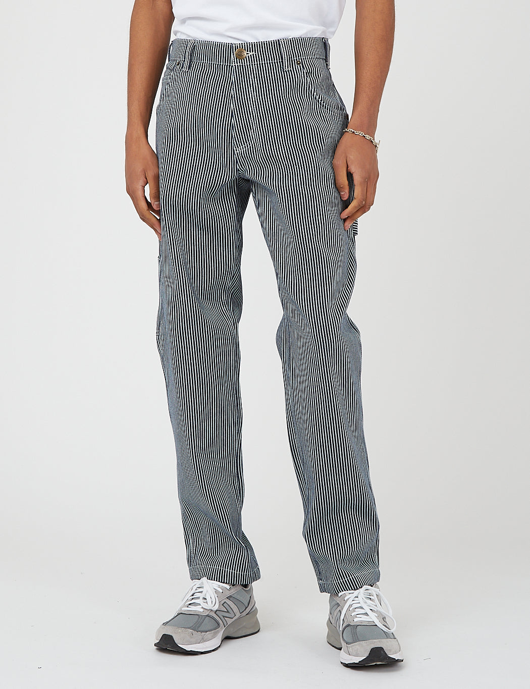 Garyville Pant - Blue/White Hickory Stripe