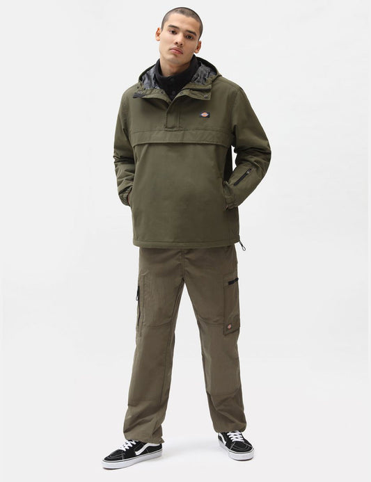 Glacier View Anorak Jacket - Military Green