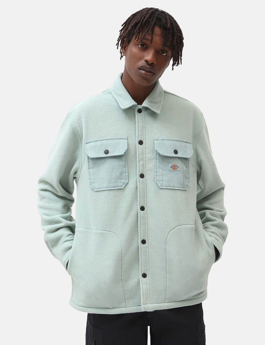 Mackenzie Fleece Overshirt - Jadeite Green