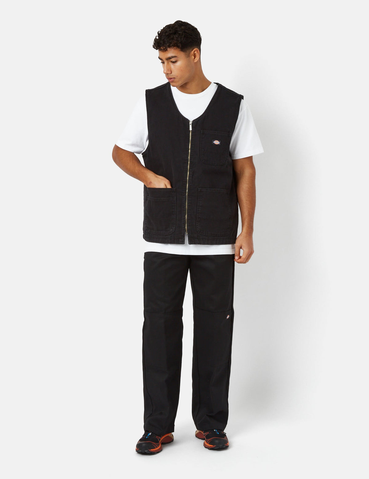 Duck Canvas Summer Vest - Stone Washed Black