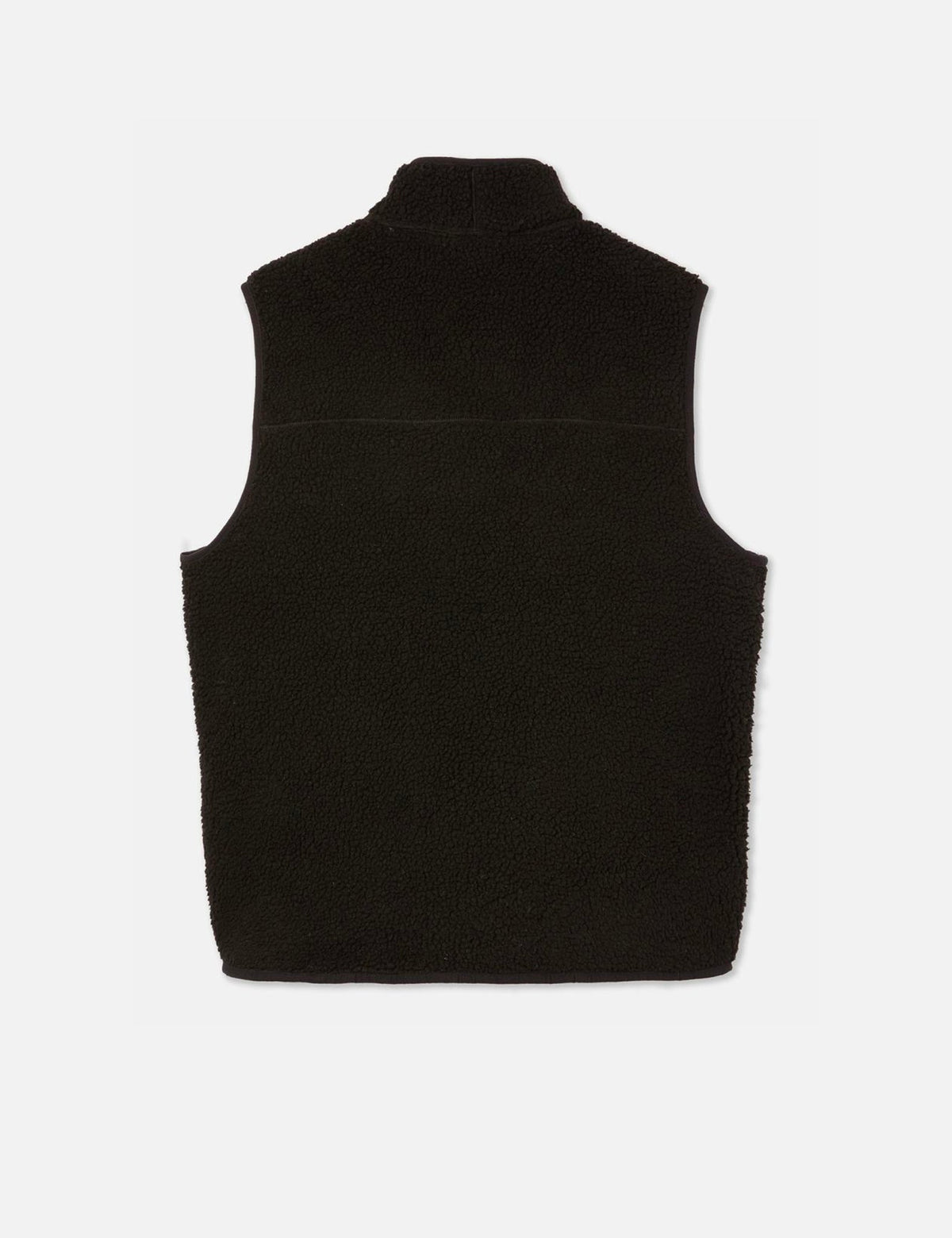 Red Chute Fleece Vest - Black