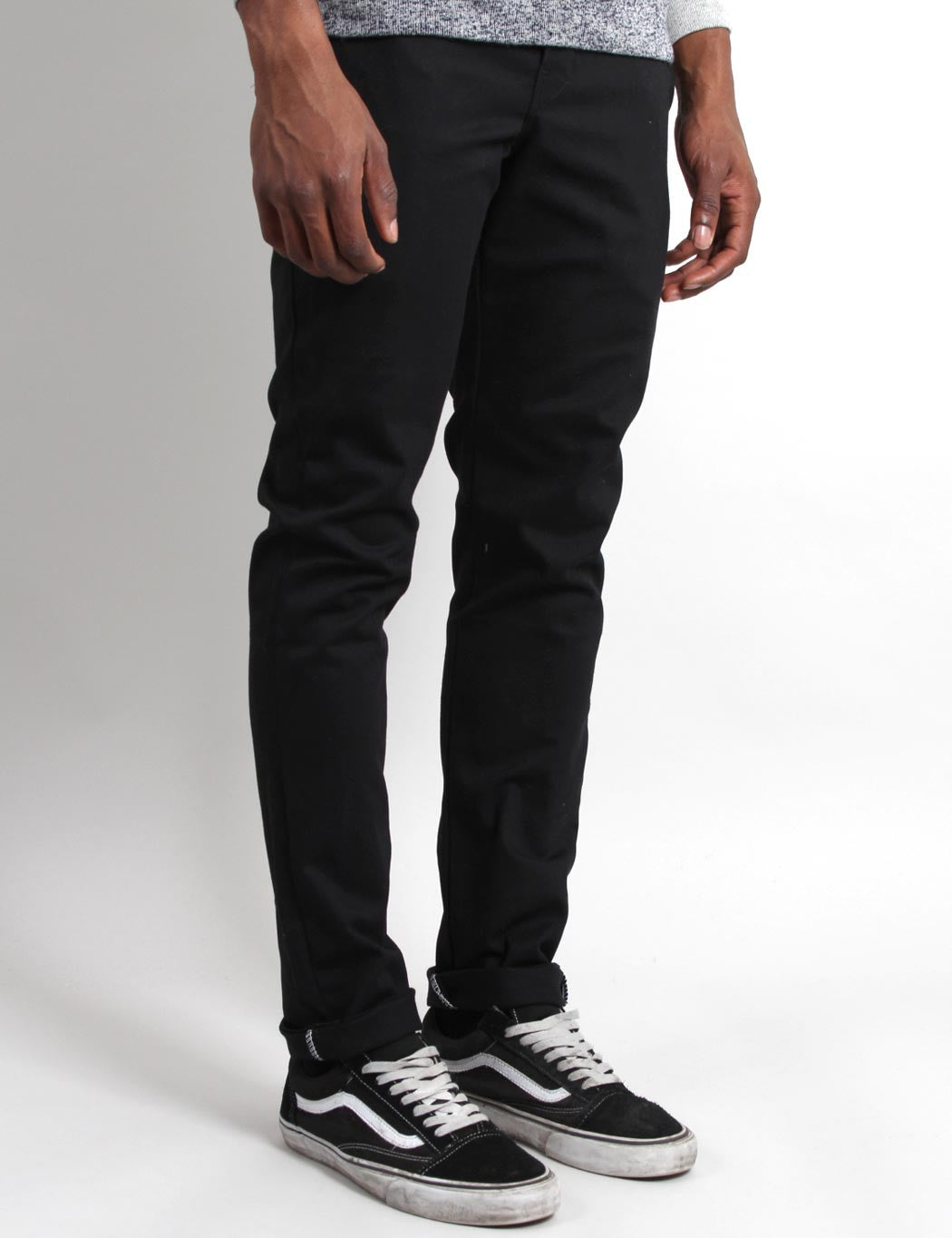 803 Chino Trousers (Slim Skinny) - Black