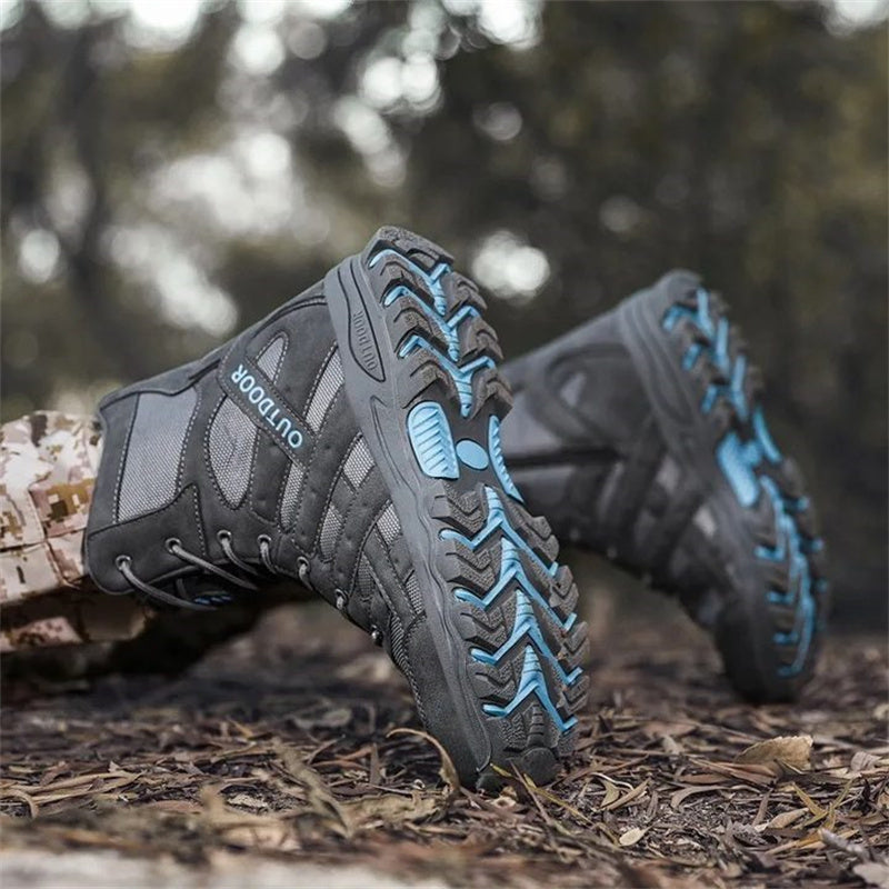(imited Time Discount 49% off) Men's Lightweight  Breathable Durable Anti-slip Hiking Boots Combat Army Boots Work Boots