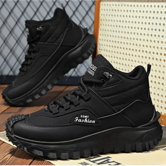 (⏰Limited Time Sale 70% OFF) Men’s Work Hiking Boots – Waterproof, Non-Slip, Puncture and Smash Resistant, Wide Toe, Arch Support – Ideal for Daily Wear and Outdoor Adventures